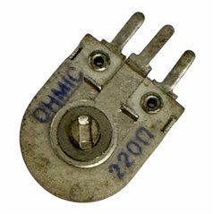 Ohmic Vertical Trimmer Potentiometer 220Ohm 200R 20%