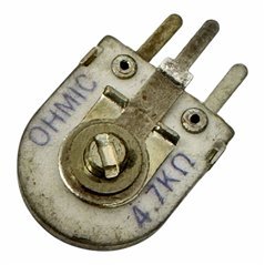 Ohmic Vertical Trimmer Potentiometer 4.7KOhm 4K7 20%