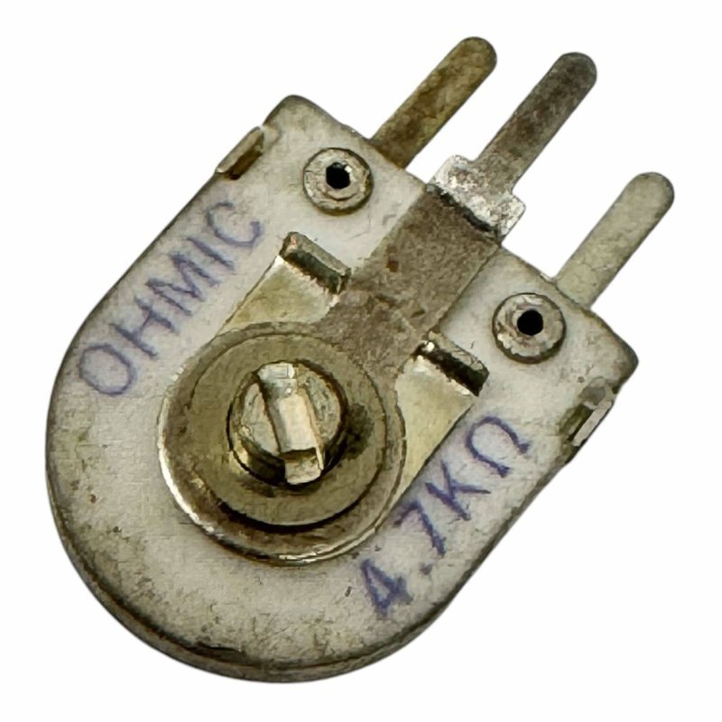 Ohmic Vertical Trimmer Potentiometer 4.7KOhm 4K7 20%