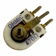 Ohmic Vertical Trimmer Potentiometer 470Ohm 470R 20%