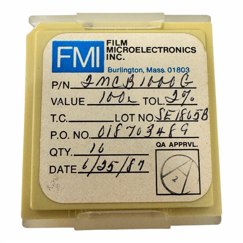 SE1805B FMI Chip Resistors Die 100R 100Ohm 2% [Qtyx10]