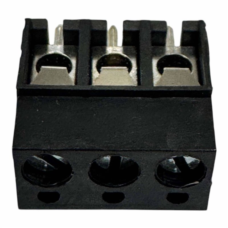 MVE Series 3 Position Terminal Block Wire Connector PCB Mount