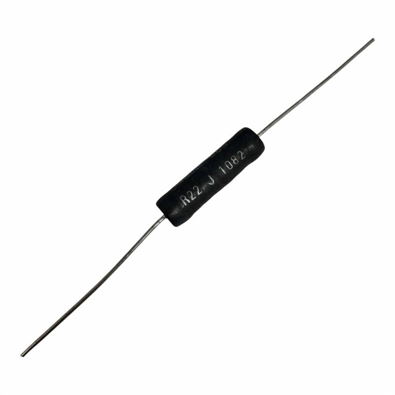 6CS Ates Power Wirewound Resistor 0.22Ohm R22 7W 5%