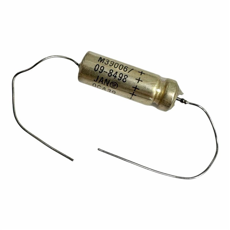 M39006/09-8498 Vishay Capacitor Axial Wet Tantalum 350uF 25V 10% 26.5x9.5mm
