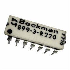899-3-R220 7 Position 7 Pin Network Resistor 220R 220Ohm