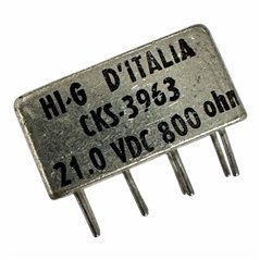 CKS-3963 HI-G Electromagnetic Relay 21Vdc 800Ohm