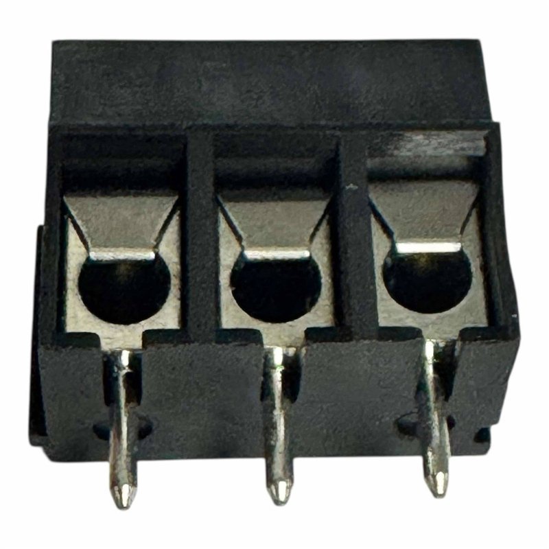 MVE163-5V-BK Euroclamp 3 Position Terminal Block Connector 16A 250V