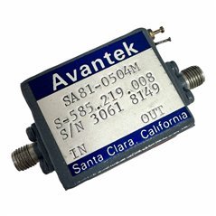 SA81-0504M Avantek RF Amplifier  2.5-7.5GHz 15Vdc SMA(f)