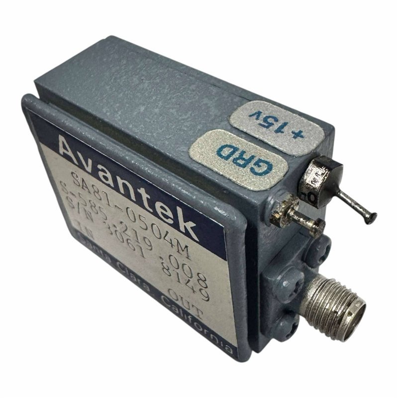 SA81-0504M Avantek RF Amplifier  2.5-7.5GHz 15Vdc SMA(f)