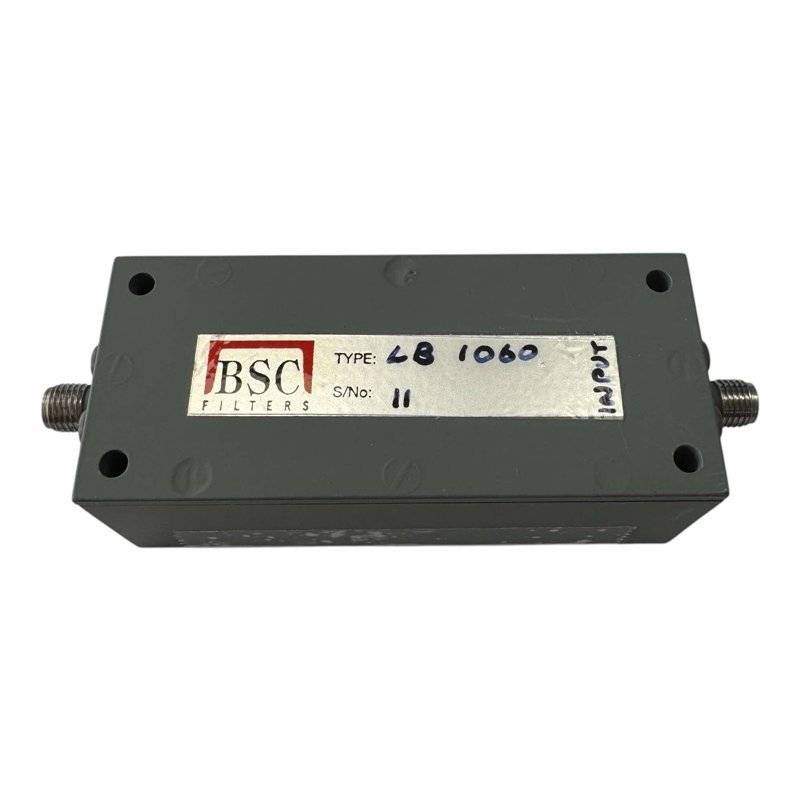 LB1060 BSC Filters RF Filter Bandpass BPF Microwave SMA(f) 11.4-11.8Mhz