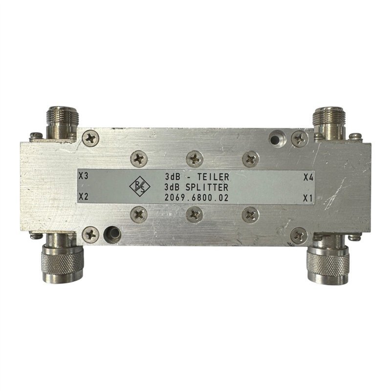 2069.6800.02 Rohde Schwarz Power Splitter 3db N type UHF