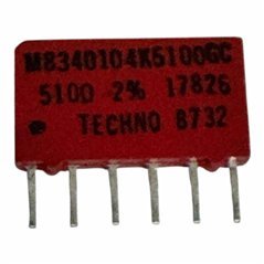 M8340104K5100GC Network Resistor 510ohm 510R 2% 6 Position