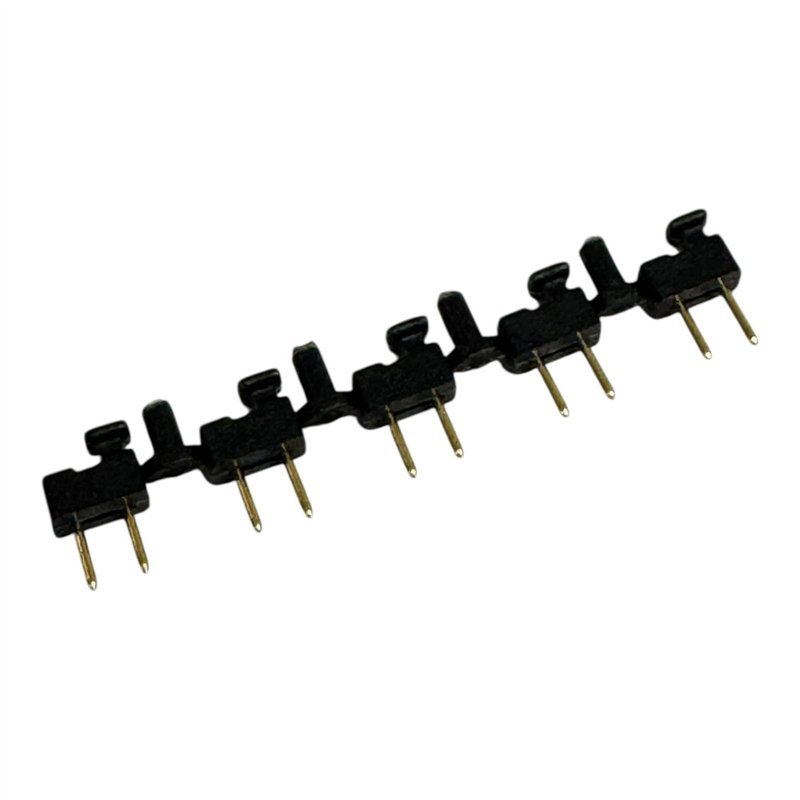 144-534 Black Isolated Jumper Connector 2 Pin
