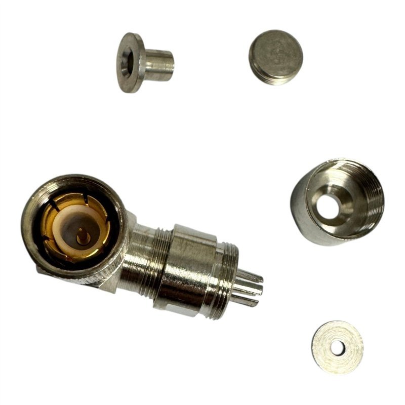 Atelco RF Connector DIN 1.6/5.6 (m) Right Angle Connector