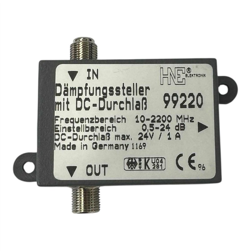99220 HNE Elektronik Leveltuning Satellite Dämpfungssteller