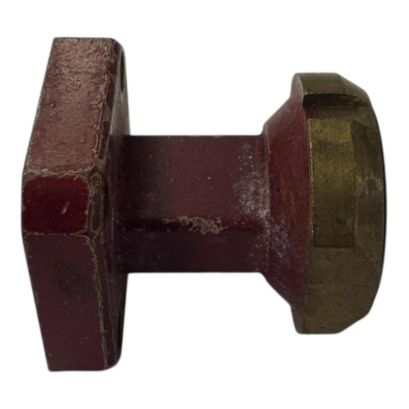 Waveguide Circular To Rectangular Flange Adapter WR28 WR-28 Length 22mm