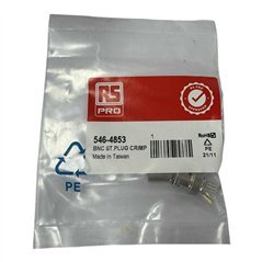 546-4853 RS PRO Coaxial Connector BNC Male