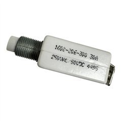 1600-206-300 Mechanical Products Circuit Breaker Single Pole 30A 50Vdc 250Vac
