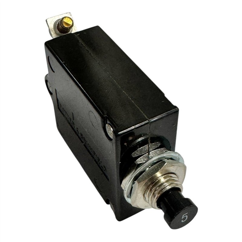 W23-X1A1G-5 TE Connectivity Thermal Circuit Breaker Single Pole 5A 250Vac 50Vdc