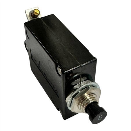 W23-X1A1G-5 TE Connectivity Thermal Circuit Breaker Single Pole 5A 250Vac 50Vdc
