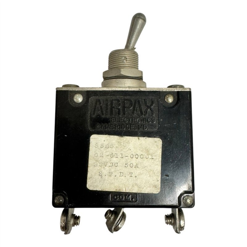 02-611-00001 Airpax Circuit Breaker 28Vdc 50A SPDT