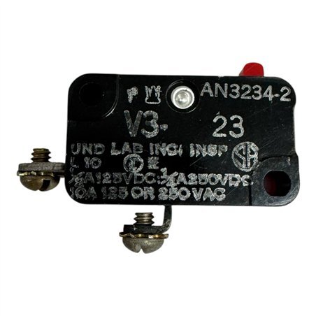AN3234-2 UND Lab Momentary Snap Action Pushbutton Switch SPST 1/2A 125Vac
