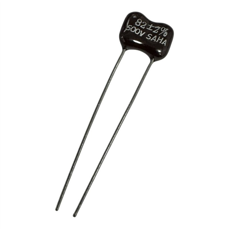 SAHA Capacitor Mica Film 82pF 500V 2%