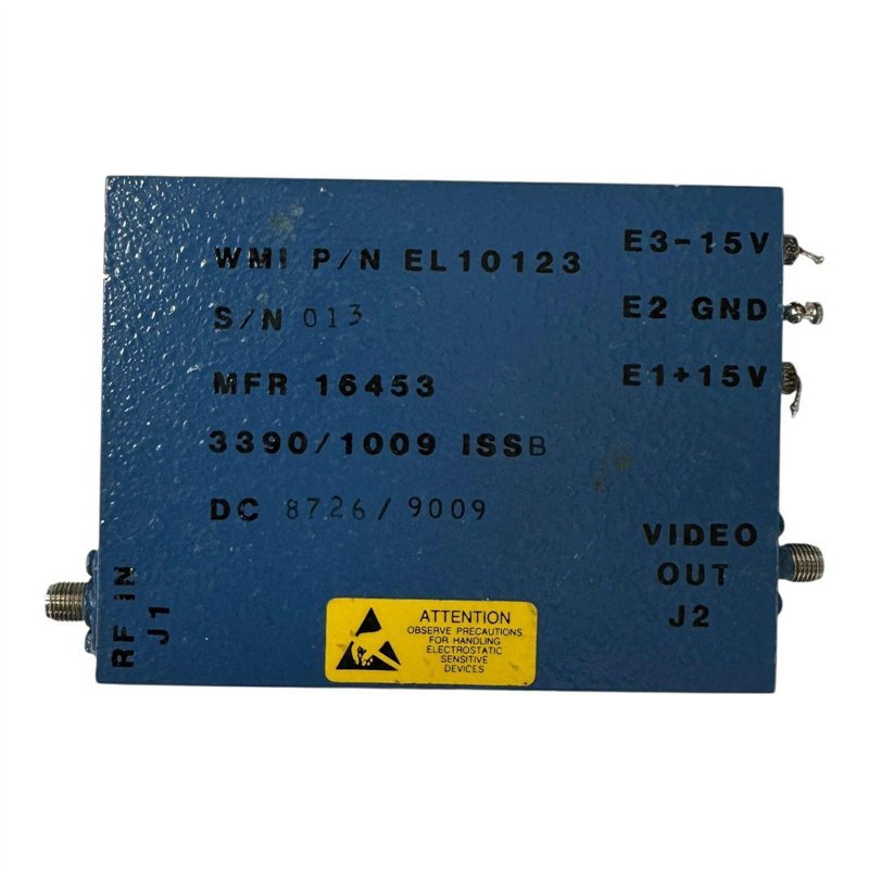 EL10123 3390/1009 WMI Log Video Amplifier 15V SMA