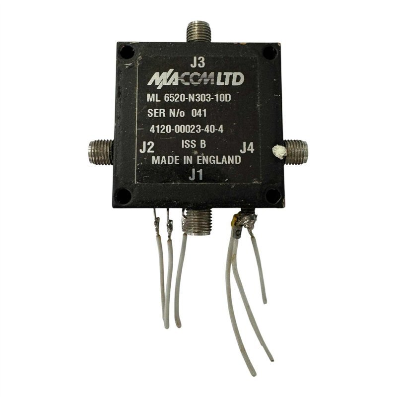 ML6520-N303-10D 4120-00023-40-4 Macom Coaxial PIN Switch 500-2000Mhz SMA 6930-99-752-5460