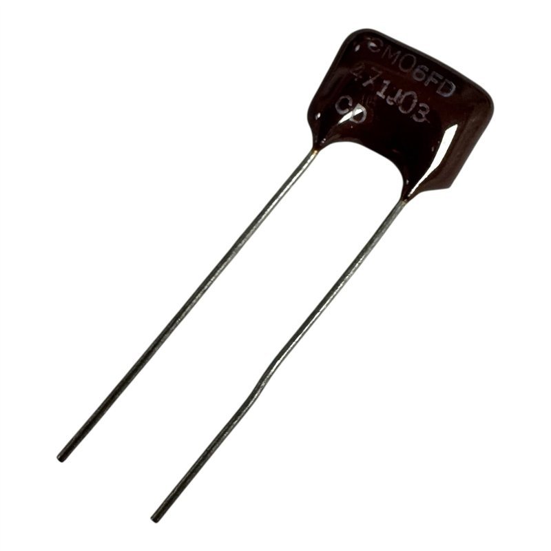 CM06FD471J03 Cornell Dubilier Capacitor Mica Film 470pF 500V 2%