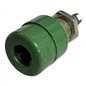 Connector Banana Plug Green Color Panel Mount 4mm