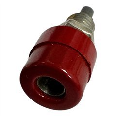 Connector Banana Plug Red Color Panel Mount 4mm