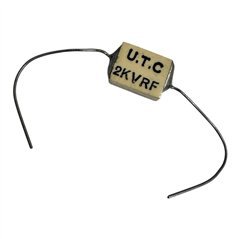 UTC Capacitor Axial Film 75pF 2kV 2000V 2%