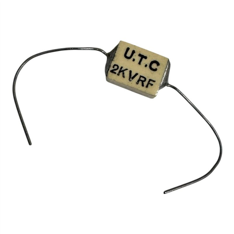 UTC Capacitor Axial Film 75pF 2kV 2000V 2%