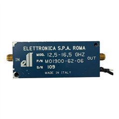 M01900-62-06 RF Microwave Amplifier 12500-16500Mhz 35db 15V SMA