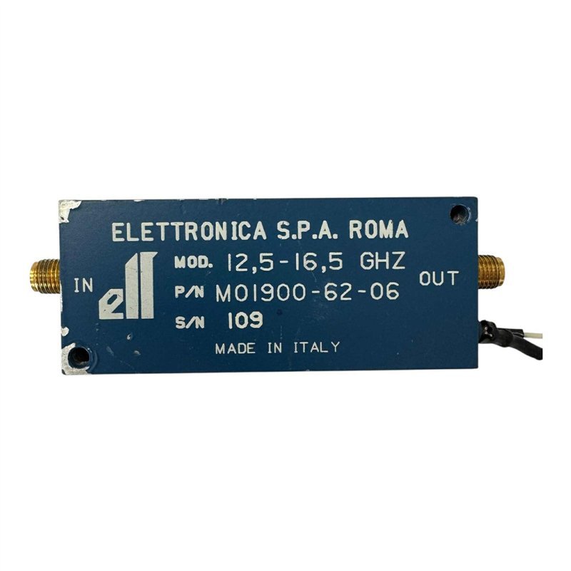 M01900-62-06 RF Microwave Amplifier 12500-16500Mhz 35db 15V SMA