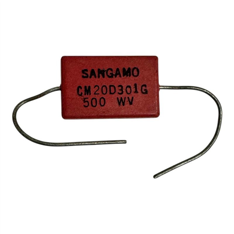 CM20D301G Sangamo Capacitor Axial Mica Film 300pF 500V
