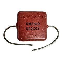 CM35FD622G03 Sangamo Capacitor Axial Mica Film 6.2nF 6200pF 500V
