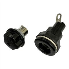 0031.1001 Schurter Fuse Holder Panel Mount For 5x20mm Fuse 6.3A 250Vac