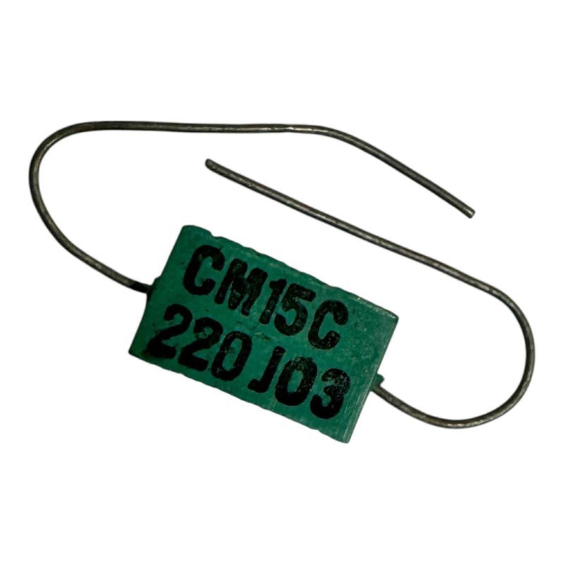 CM15C220J03 Micamold Capacitor Axial Mica Film 22pF 500V