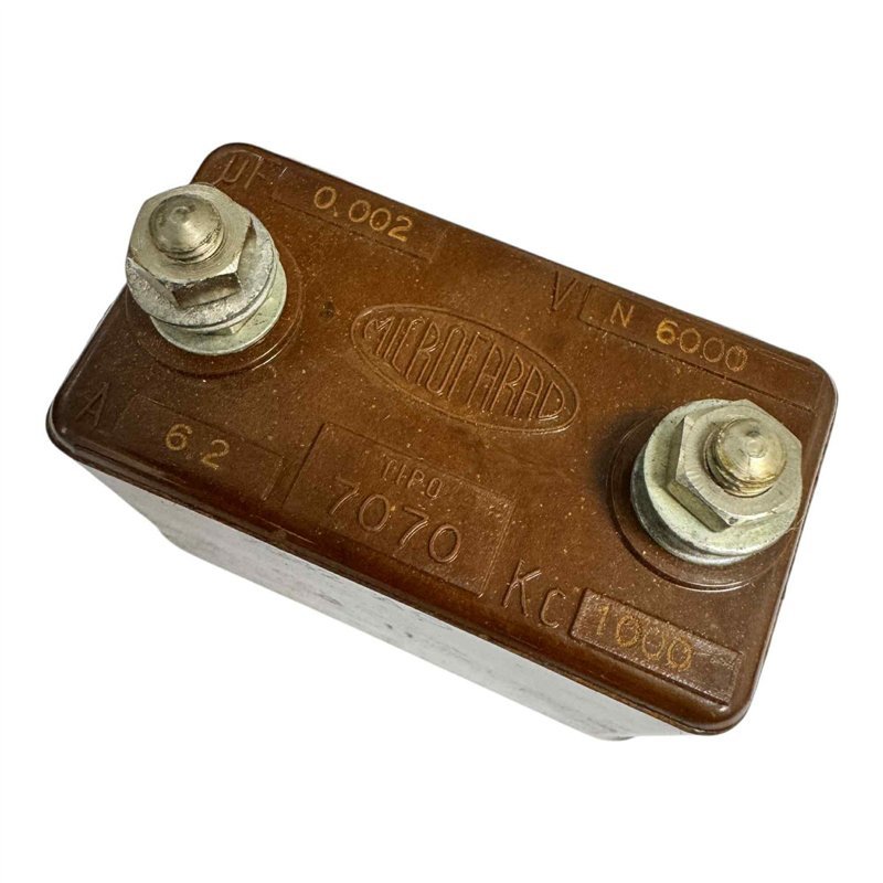 Tipo 7070 Microfarad Capacitor Mica Film 0.002uF 2nF 6kV 6000V