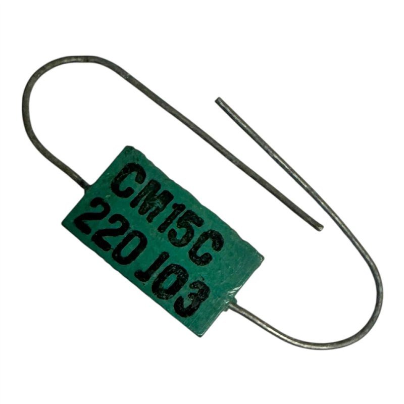 CM15C220J03 Micamold Capacitor Axial Mica Film 22pF 500V