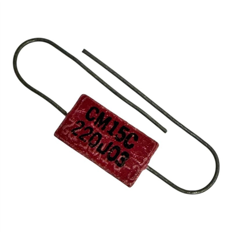 CM15C220J03 Capacitor Axial Mica Film 22pF 500V.