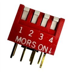 Mors DIP Slide Switch 4 Position