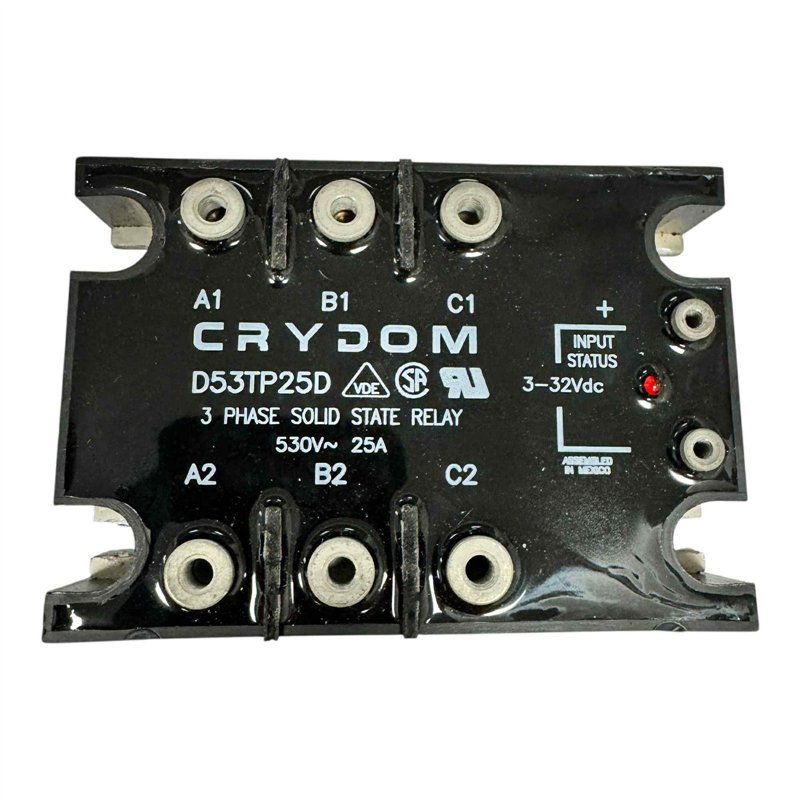 HS103DR-D53TP25D Crydom 3 Phase Solid State Relay 530Vac 25A