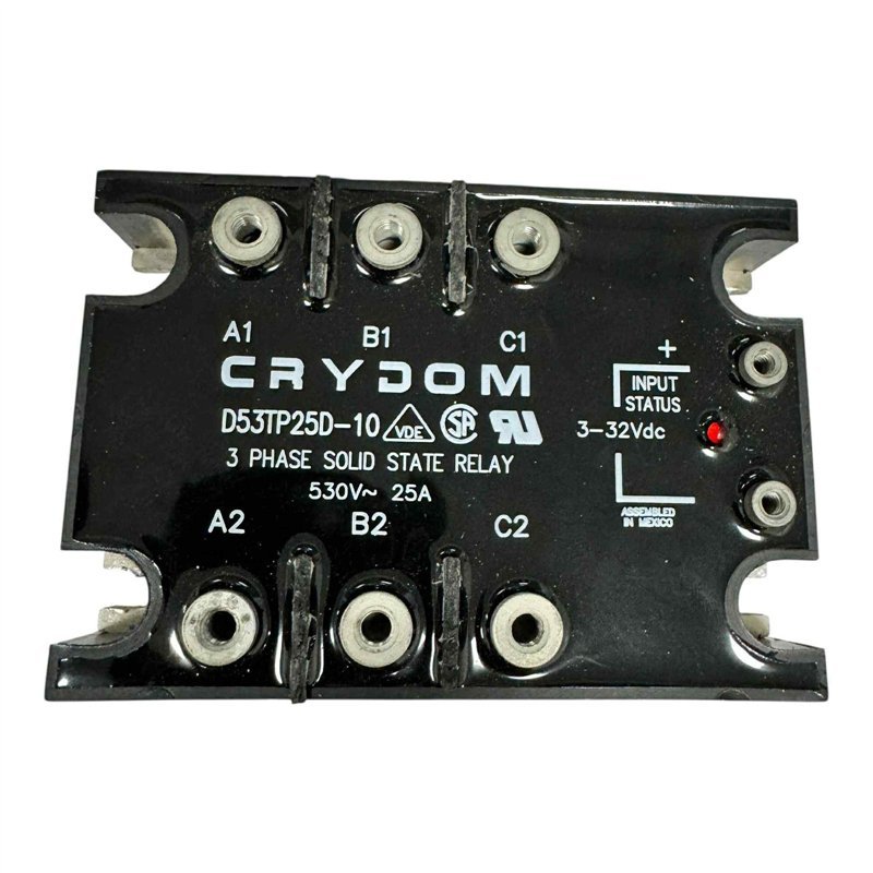 HS103DR-D53TP25D-10 Crydom 3 Phase Solid State Relay 530Vac 25A
