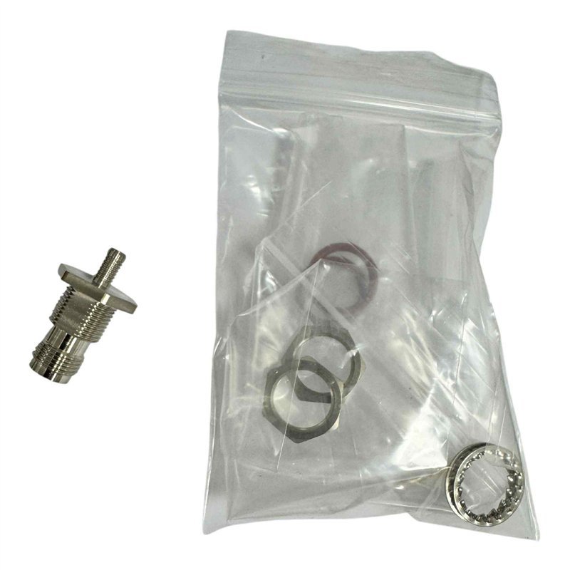 R143331161 Radiall RF Connector Straight Bulkhead TNC(f) For RG316 Cable