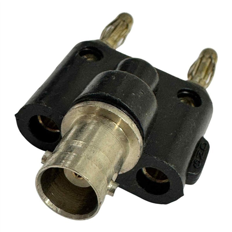 RF Connector BNC(f) To Double Banana Plug