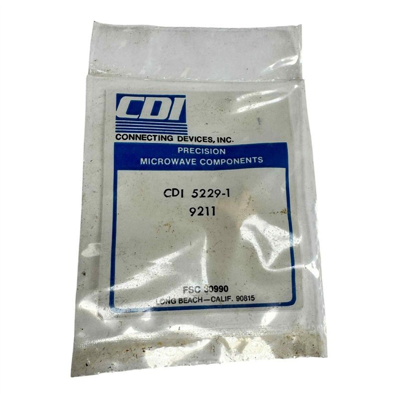5229-1 CDI RF Connector 2 Hole Straight Panel Mount SMA (f) For RG141