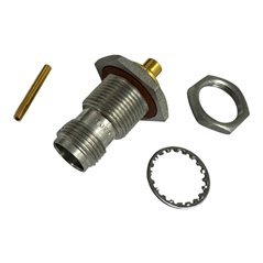 3104-7941-00 Omni Spectra RF Connector Jack Bulkhead Mount TNC (f) For RG402 Cable